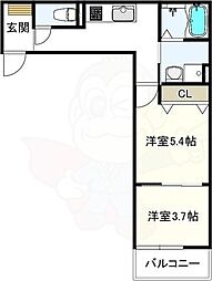 ヴェルメゾン加美東 2階