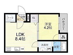 Faseciaheulan 1LDKの間取図画像