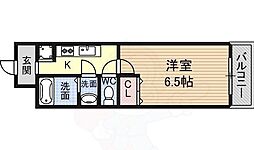 ル・シャンピニヨン 1Kの間取図画像