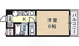シャルマンコーポ・サノ 1Kの間取図画像