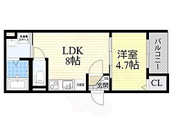 Grand平野 3階/-
