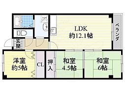 プランドール耳原 4階/-