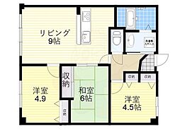 間取図画像 3LDK