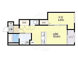 Lumiere(リュミエール) 1LDKの間取図画像