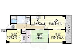 間取図画像 3LDK