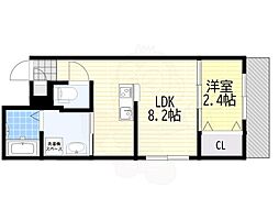 リアコート千里丘 1　NORTH 2階