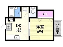 ハイツ西田 2階