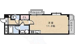 ステーションハイツ南茨木 ワンルームの間取図画像