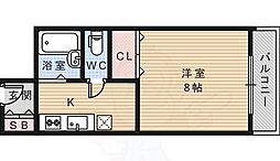グリーンハイツ豊川2 1Kの間取図画像
