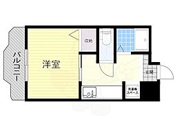 メゾン・ド・ラフィーヌ 1Kの間取図画像