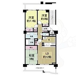 間取図画像 3LDK