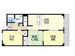 アミューズメント1番館 3LDKの間取図画像