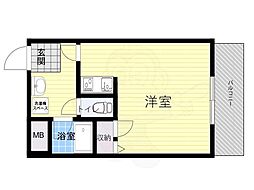 グラン・プラスシャトー 1Kの間取図画像