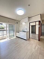 南海高野線 我孫子前駅 徒歩4分の賃貸マンション 1階2DKのリビング/ダイニング