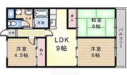 アミール西野 3LDKの間取図画像