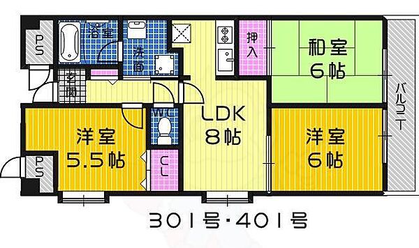 同じ建物の物件間取り写真 - ID:227080162285