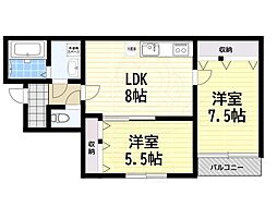 ルナ百舌鳥 2階