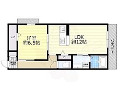 ファイブヒルズ欅参番館 1LDKの間取図画像