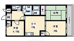 サンコート・ウイング 3DKの間取図画像