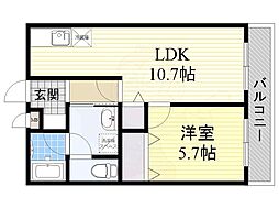 南海泉北線 深井駅 バス10分 東中学校前下車 徒歩4分 2階/-