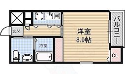 エヌエムトラントセット 1Kの間取図画像