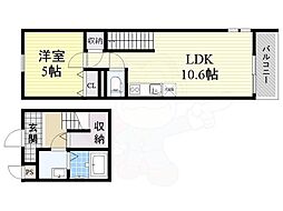 JR阪和線 富木駅 徒歩6分 2階/-