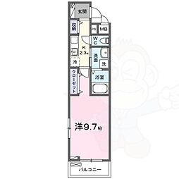 ポムドパン北花田 3階