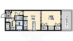 KAISEI堺 1DKの間取図画像