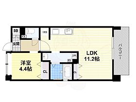 GLUCKMAISON／S-EBIE11  ｜ 大阪府大阪市福島区海老江１丁目（賃貸マンション1LDK・11階・38.24㎡） その2