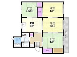 公社清和台住宅12号棟 1階