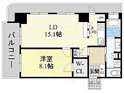 リーガルタワー船場 15階/-