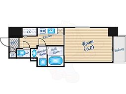 BONNY 1Kの間取図画像