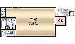 タムラビル ワンルームの間取図画像