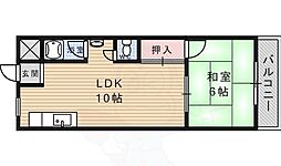 むつみマンション 1LDKの間取図画像