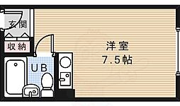 CEREZO井口堂 ワンルームの間取図画像