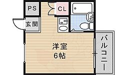 IBK・HOUSE ワンルームの間取図画像