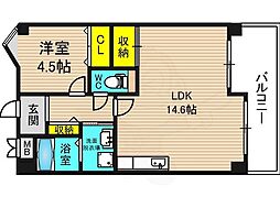 間取図画像 1LDK