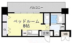 CASSIA福島駅前 ワンルームの間取図画像