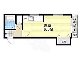 ダンマ・ミダー ワンルームの間取図画像