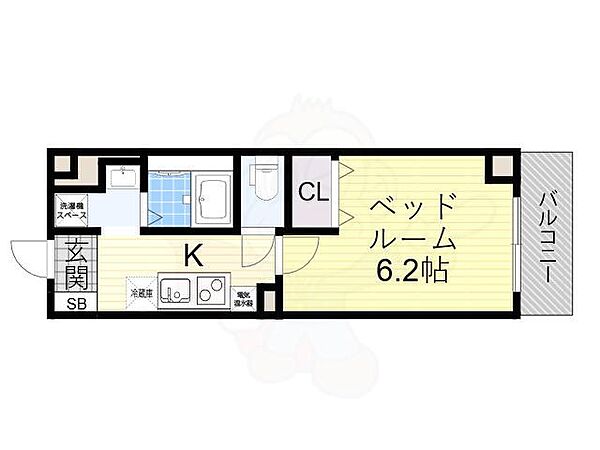 同じ建物の物件間取り写真 - ID:227083605333