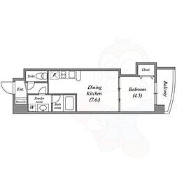 ルクレ新大阪レジデンス 6階