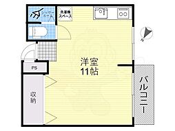 ハイツ上新第3西淡路 2階