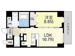 ハピネスガーデン新大阪 6階/-