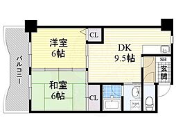 ロイヤルハイツ新北野2 3階/-