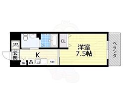 Do・Z 1Kの間取図画像
