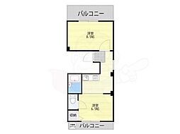 アドバンス 2Kの間取図画像