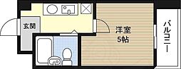 ベルメゾン相川 1Kの間取図画像