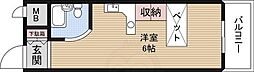 ラ・パルフェ・ド・パラツィーナ ワンルームの間取図画像