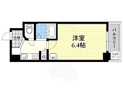 Fr.imp大阪三国 1Kの間取図画像