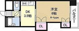グレイスフル第3東三国 1Kの間取図画像